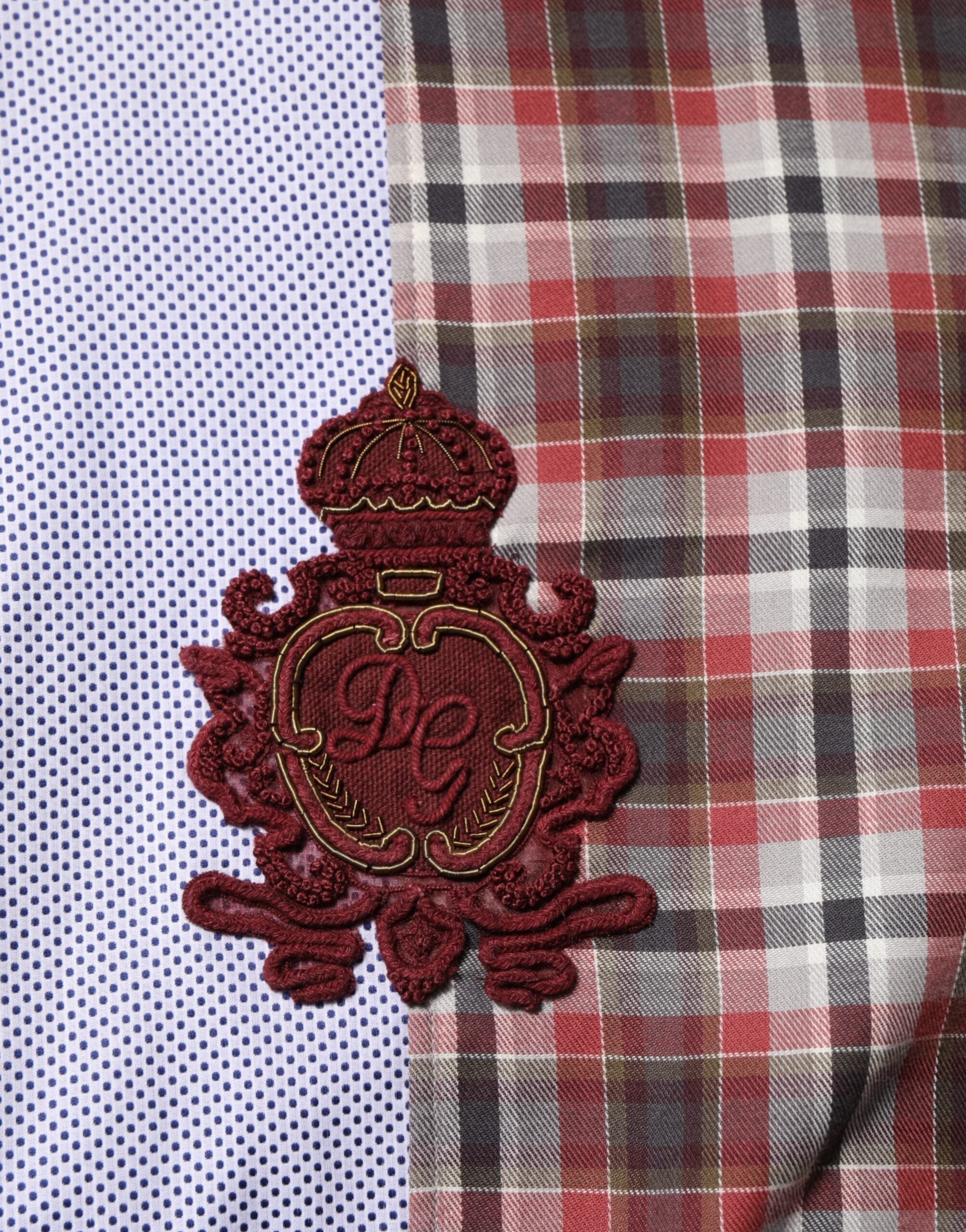 Multicolor Cotton Collared Checkered Shirt - ventzia