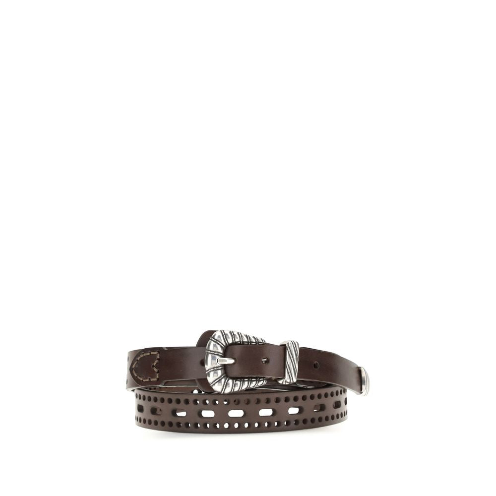 Brown Calf Leather Bos Taurus Belt