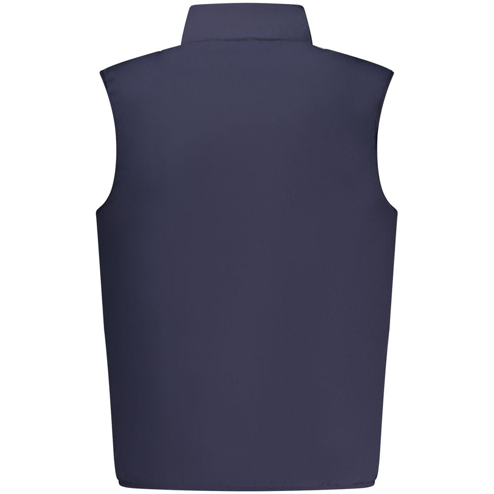 Blue Polyester Men's Jacket - ventzia