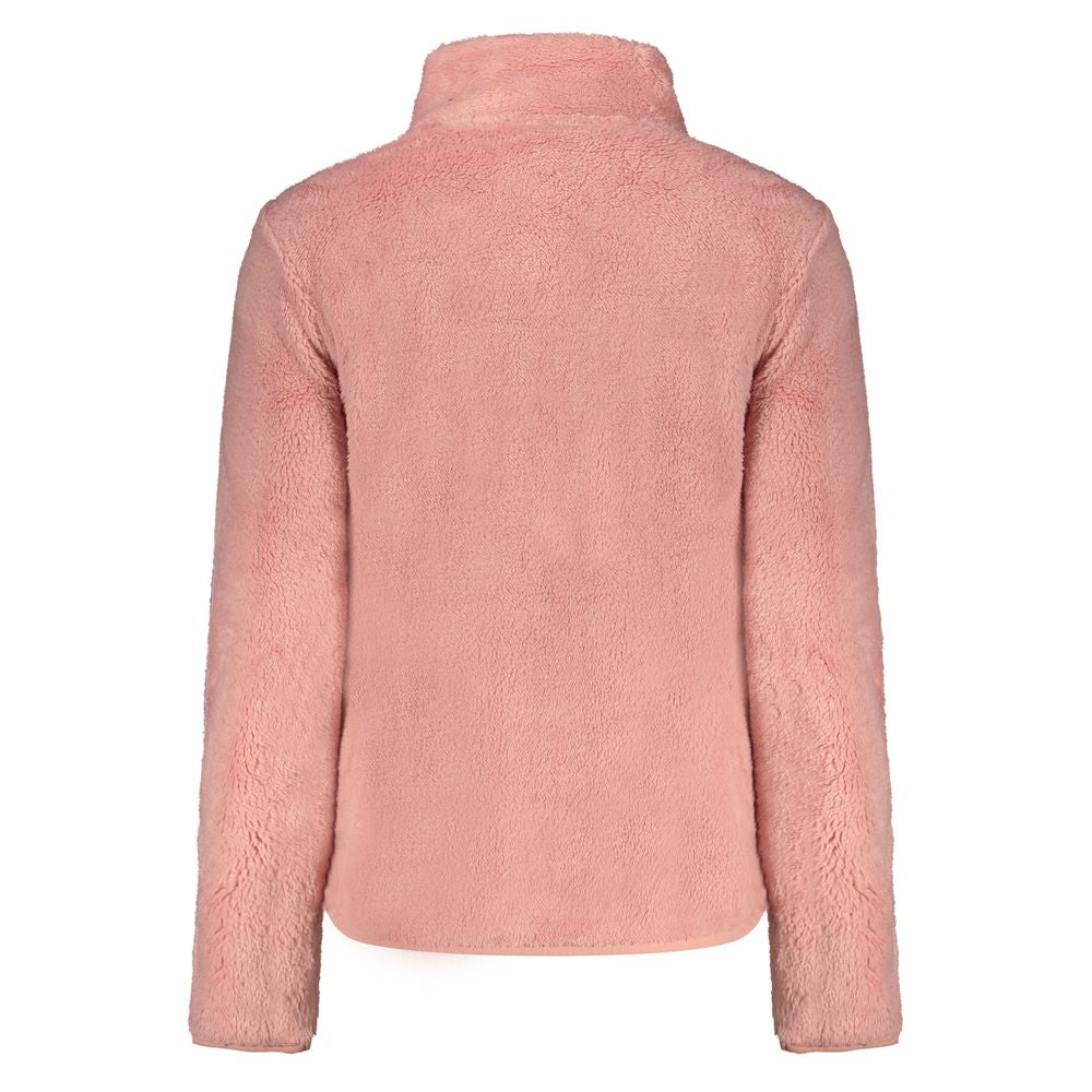 Pink Polyester Sweatshirt