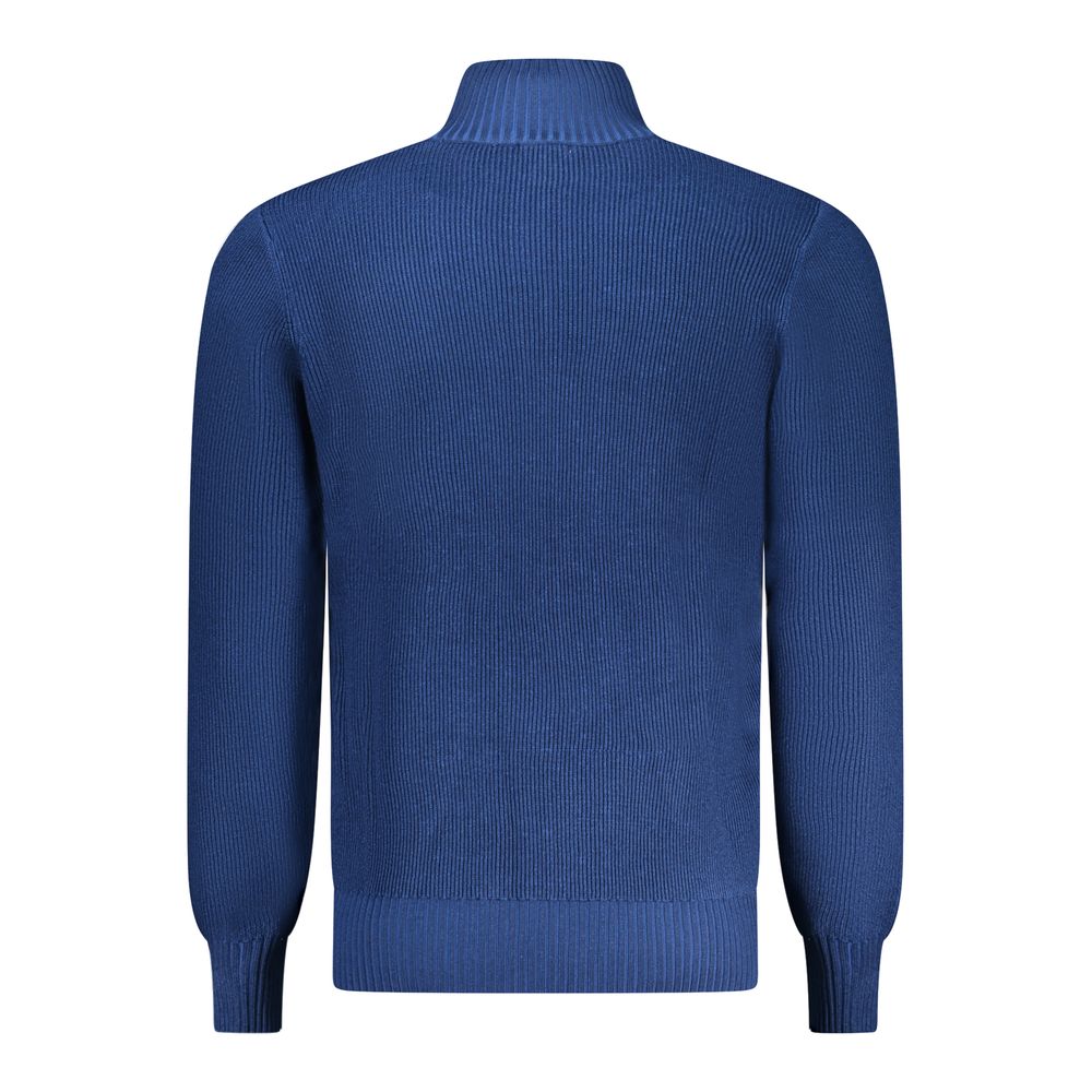 Blue Nylon Sweater