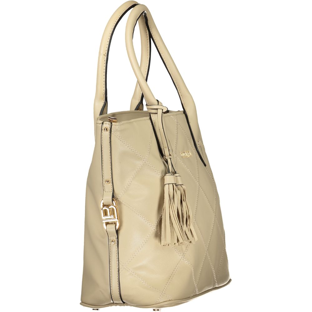 Beige Pvc Handbag