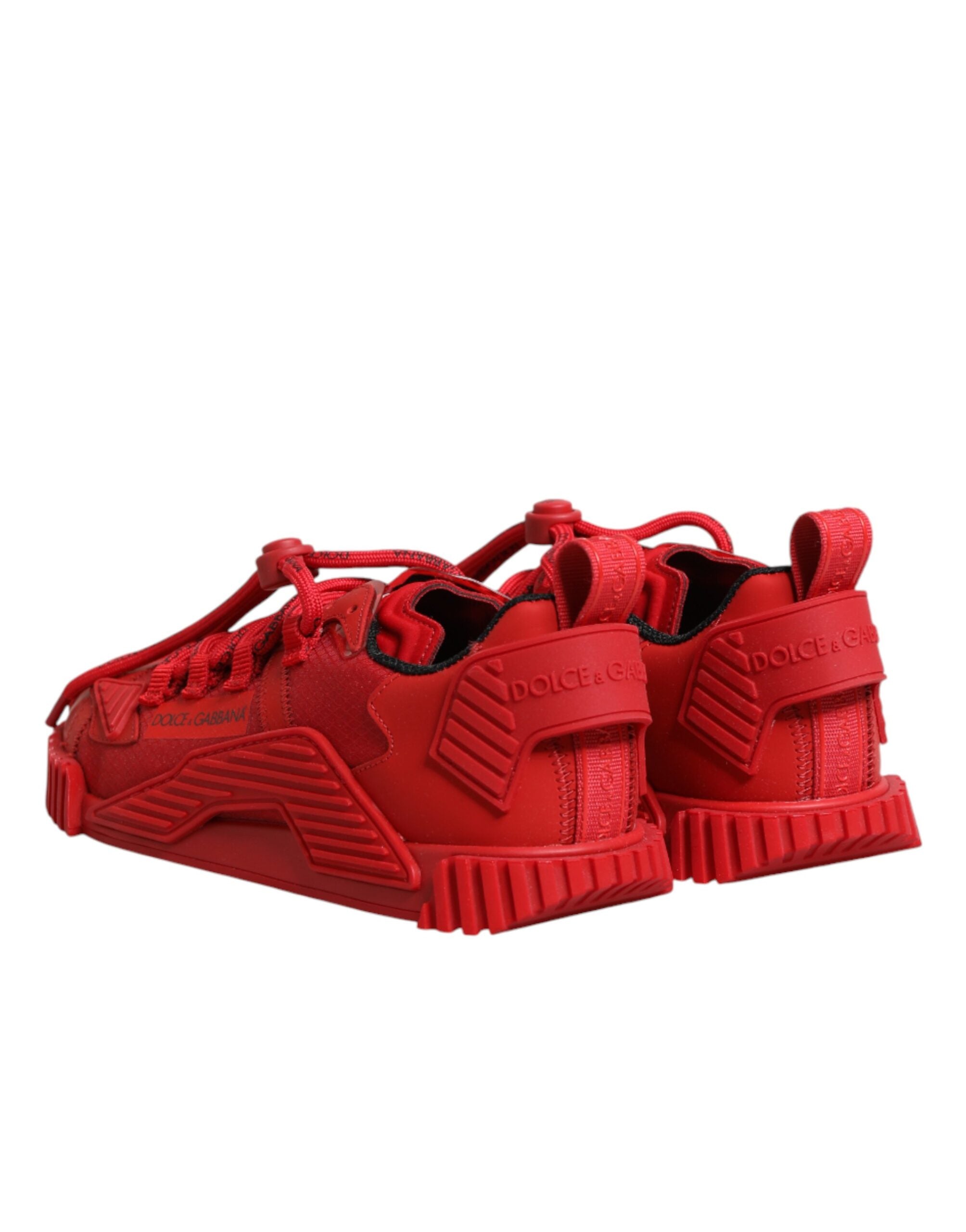 Red Logo Lace Low Top NS1 Sneakers Shoes - ventzia