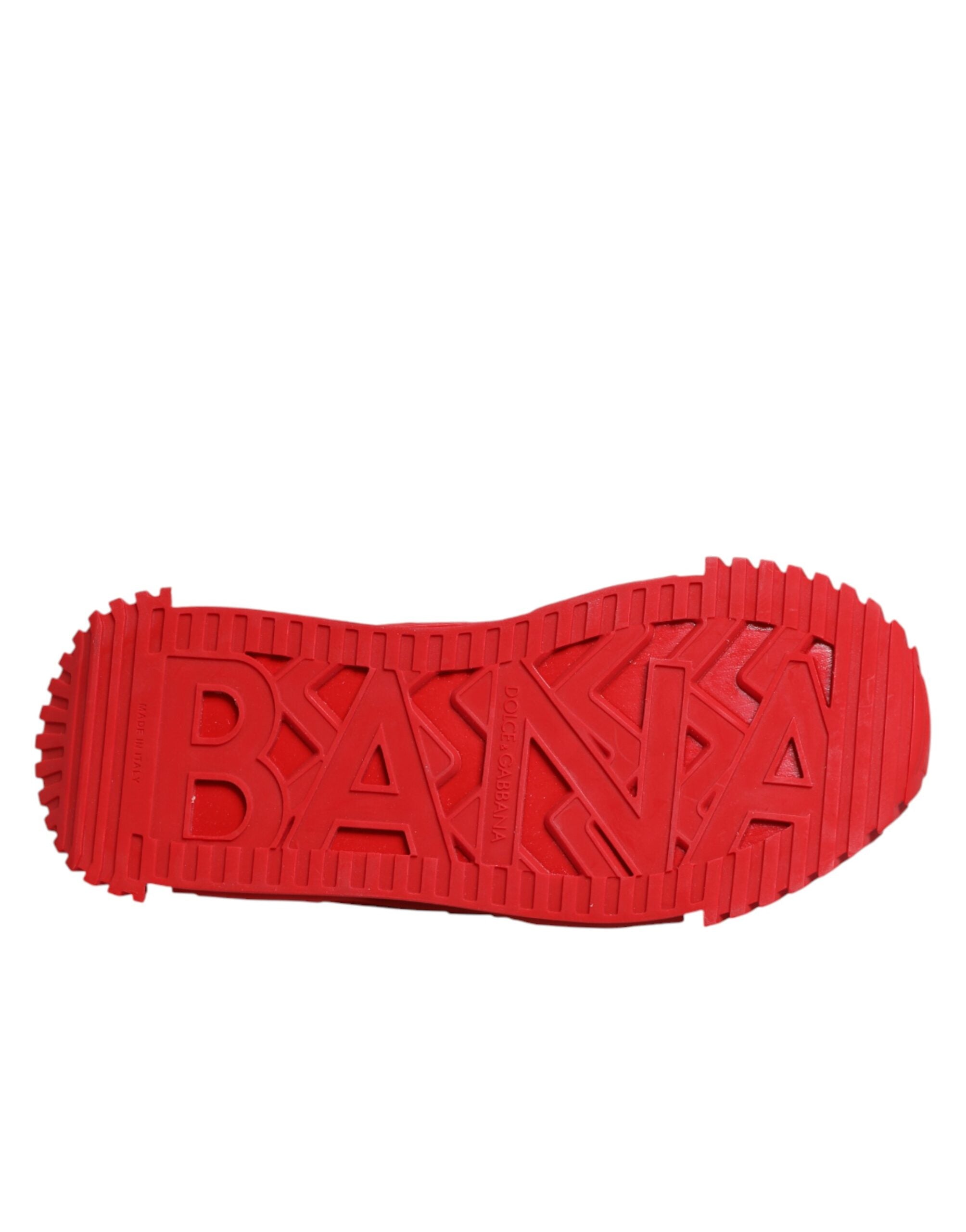 Red Logo Lace Low Top NS1 Sneakers Shoes - ventzia