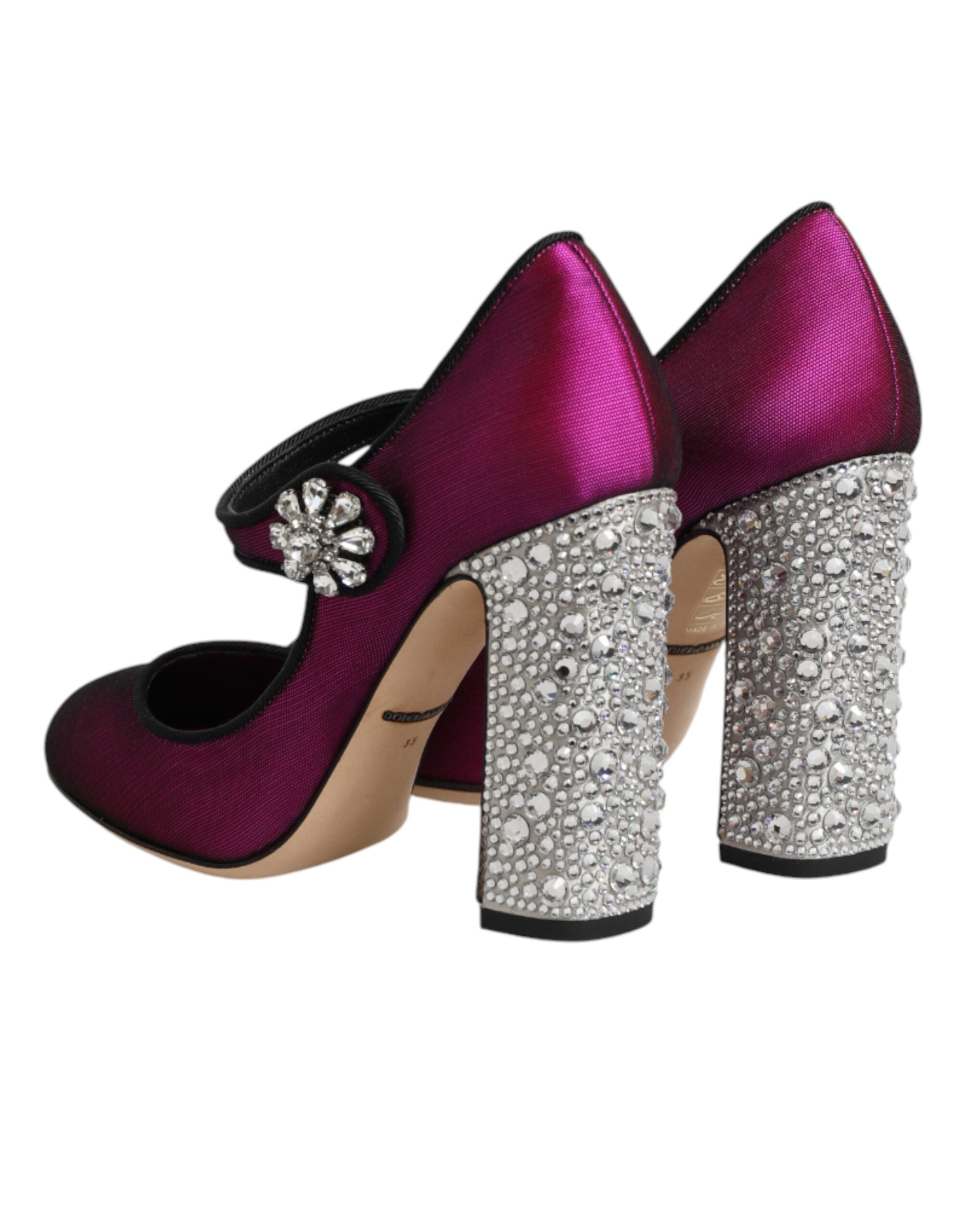 Pink Embellished High Heels Pumps Shoes