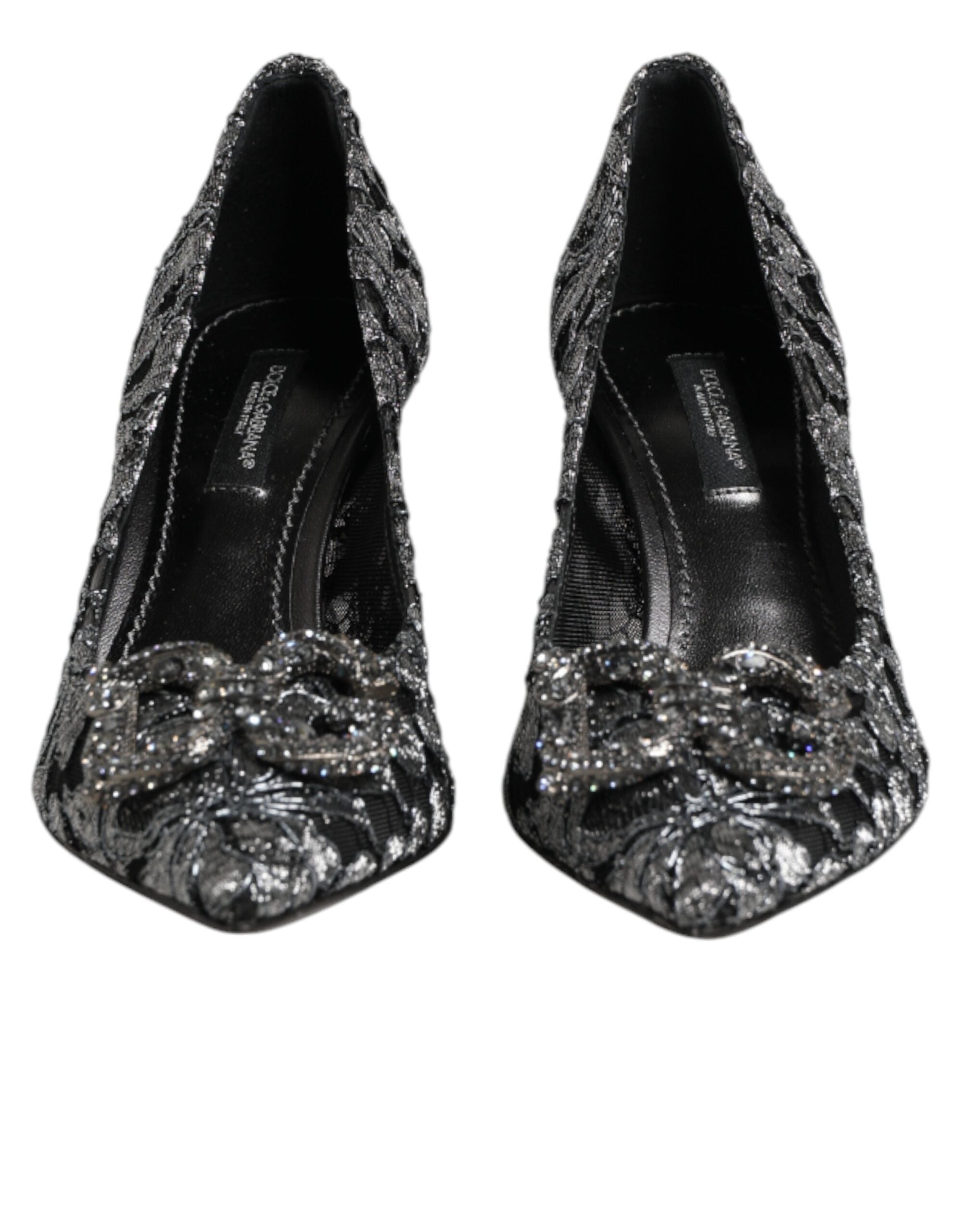 Silver Lace DG Amore Heels Pumps Shoes