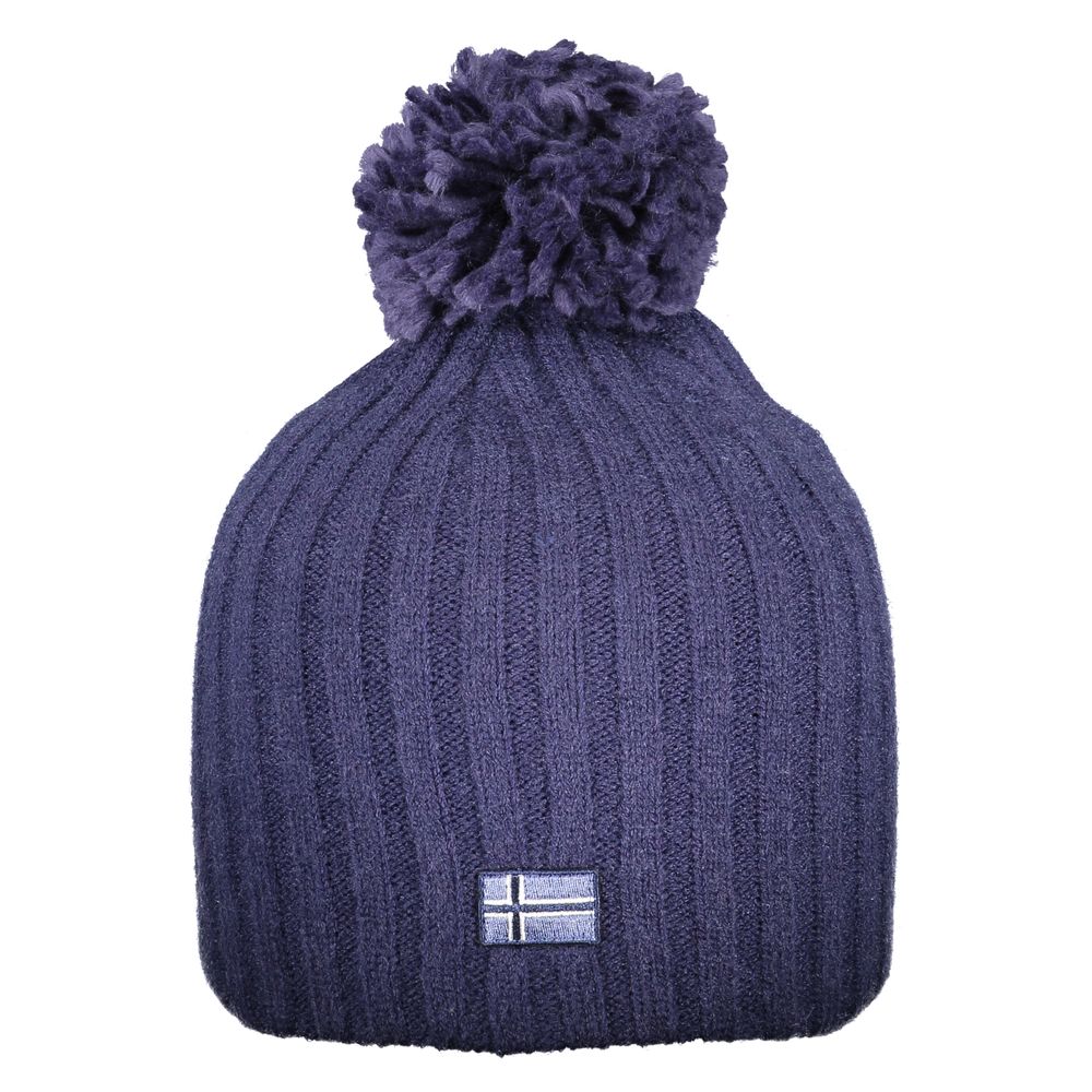 Blue Acrylic Women Cap - ventzia
