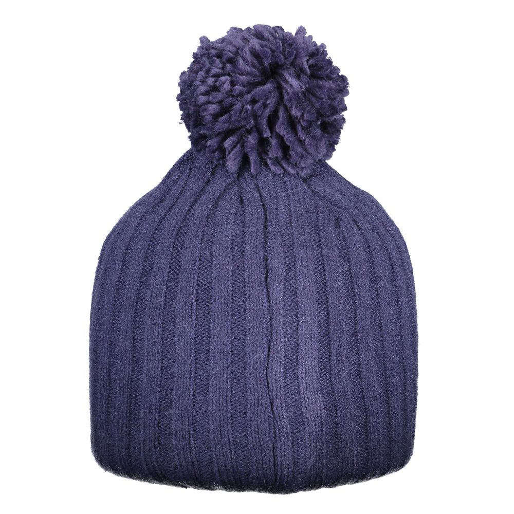 Blue Acrylic Women Cap - ventzia