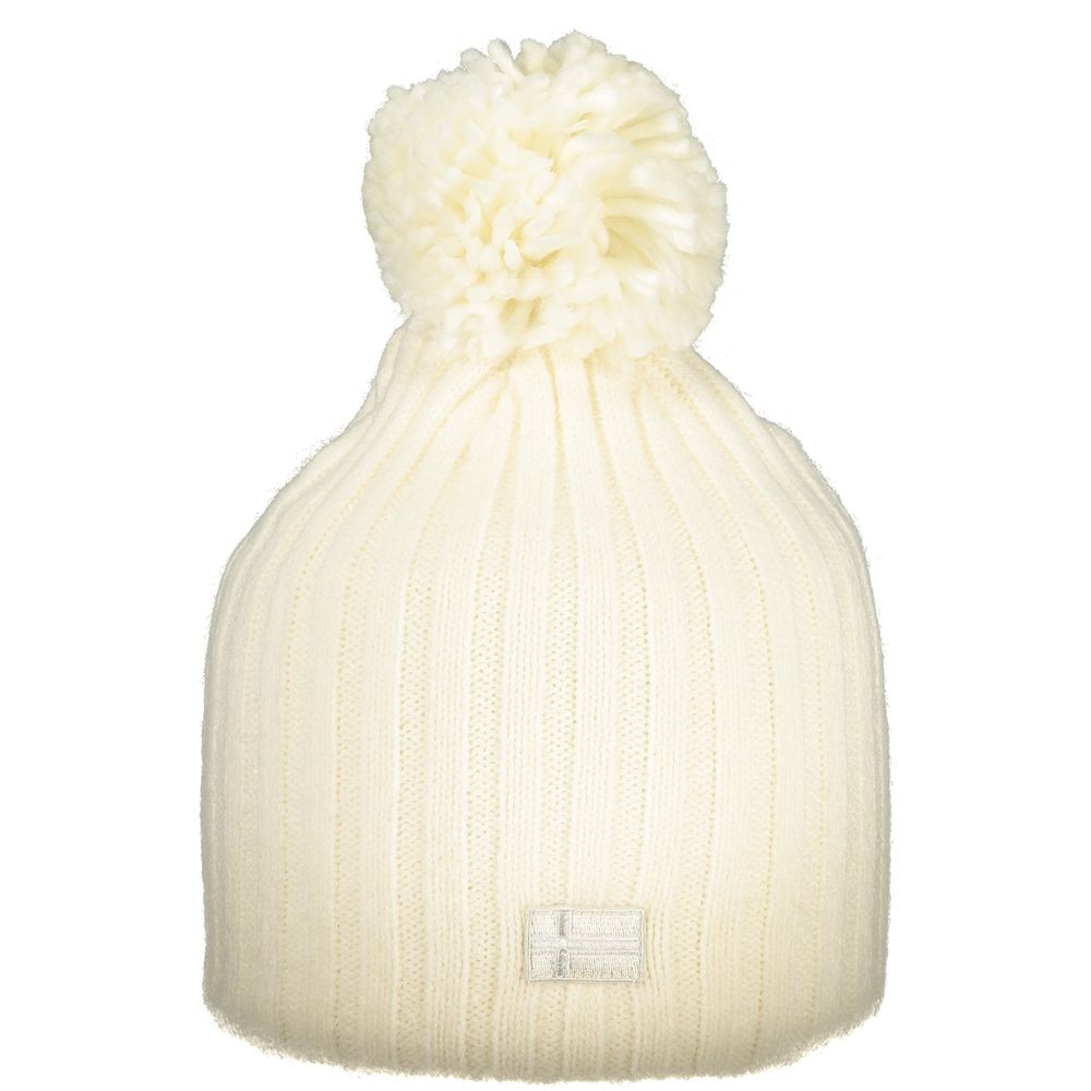 White Acrylic Women Hat - ventzia