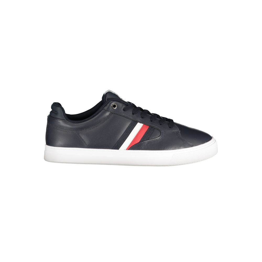 Blue Polyester Men Sneaker - ventzia
