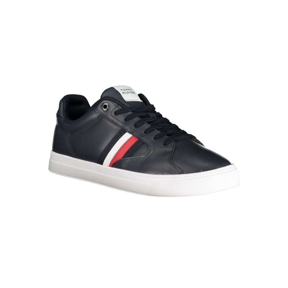 Blue Polyester Men Sneaker - ventzia
