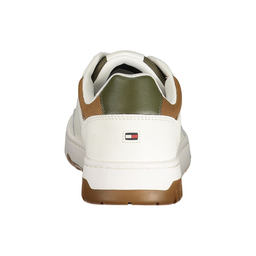 Bianco Poliuretano Men Sneaker - ventzia