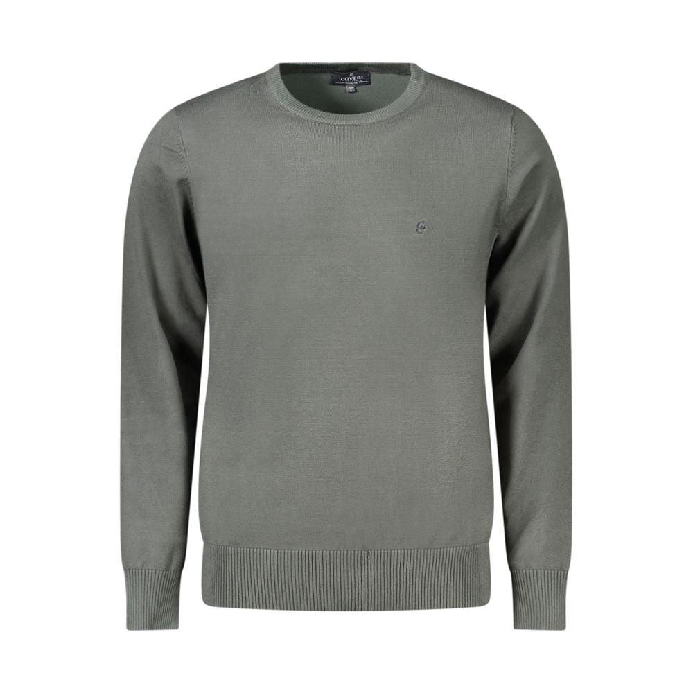 Green Nylon Men Sweater