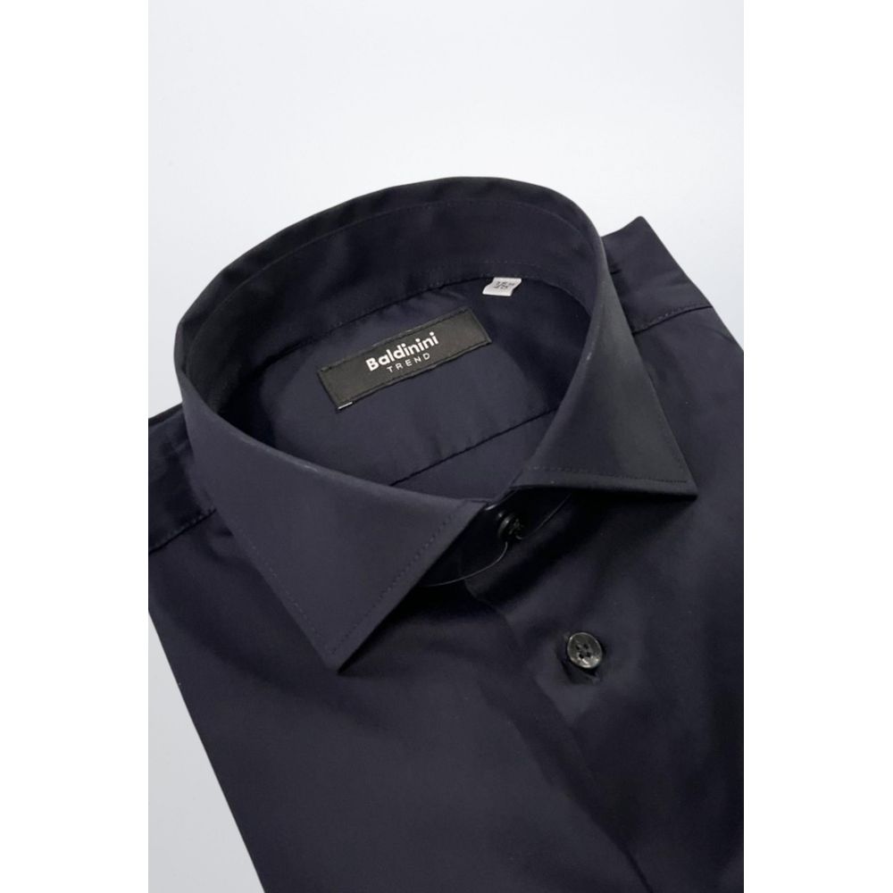 Black Cotton Men's Shirt - ventzia