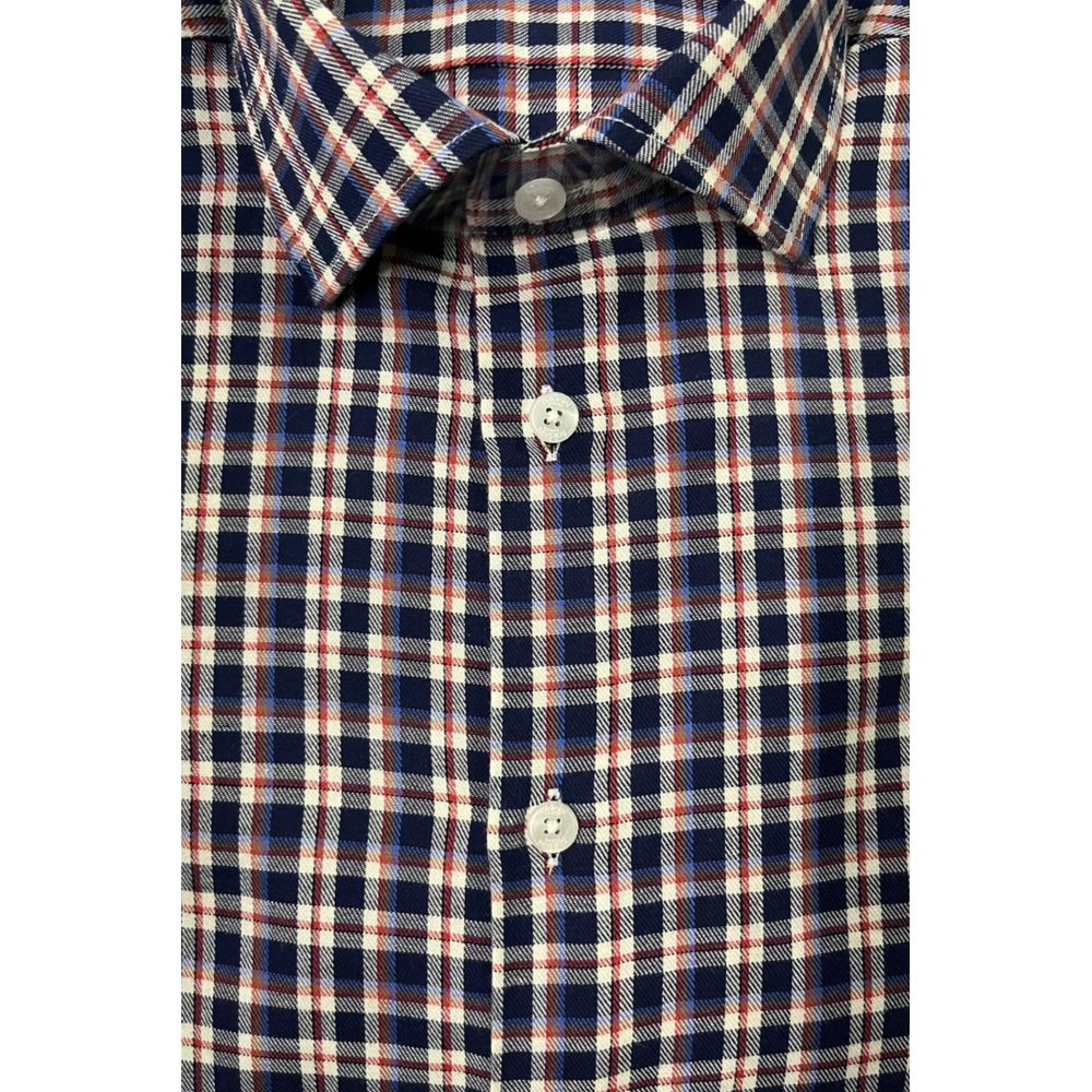 Multicolor Cotton Men Shirt - ventzia