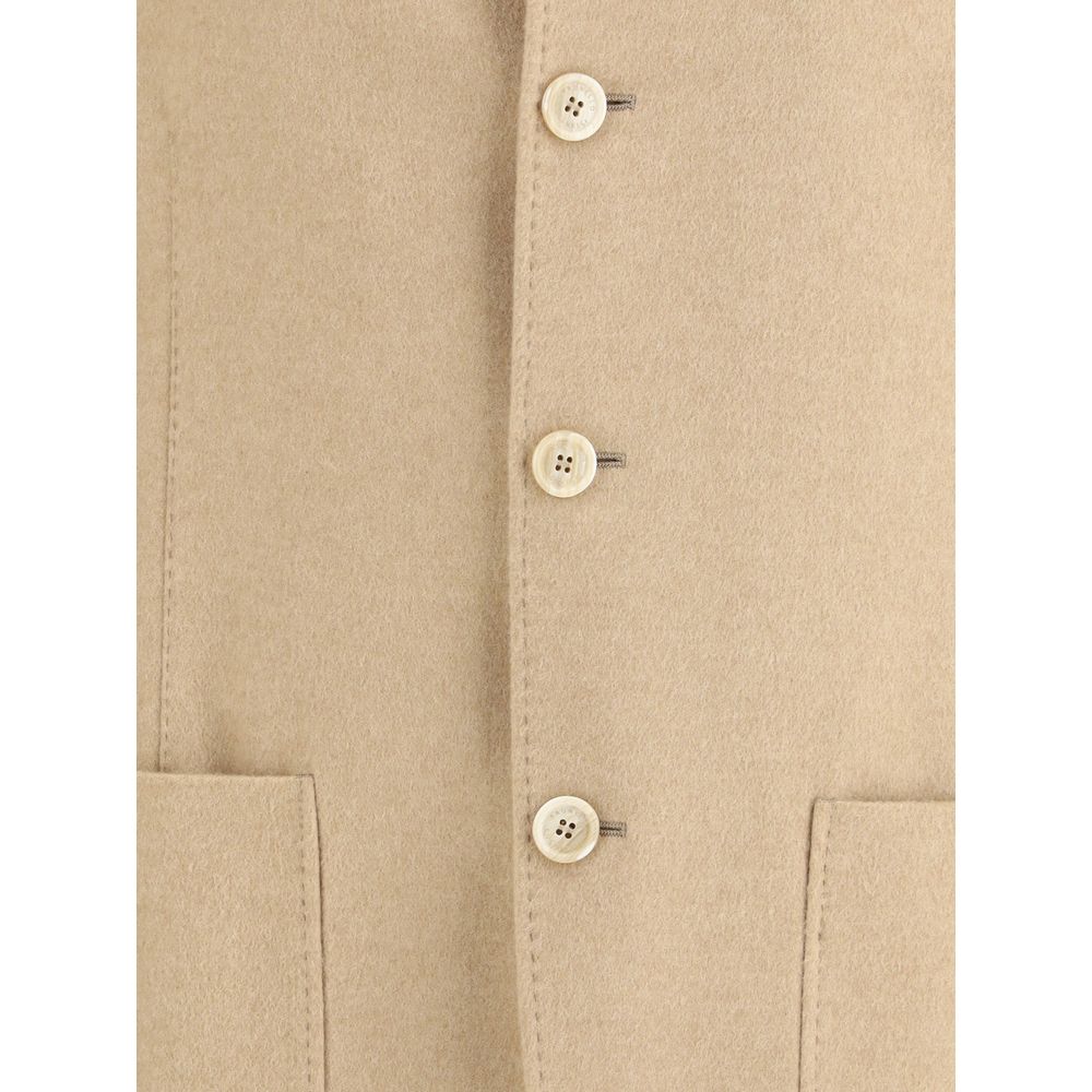 Beige Cashmere Coat