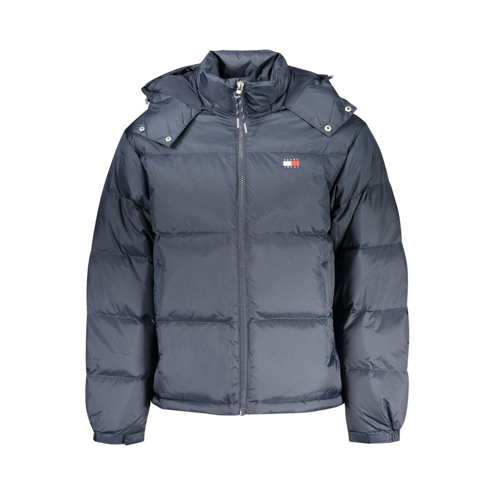 Blue Polyester Men's Jacket - ventzia