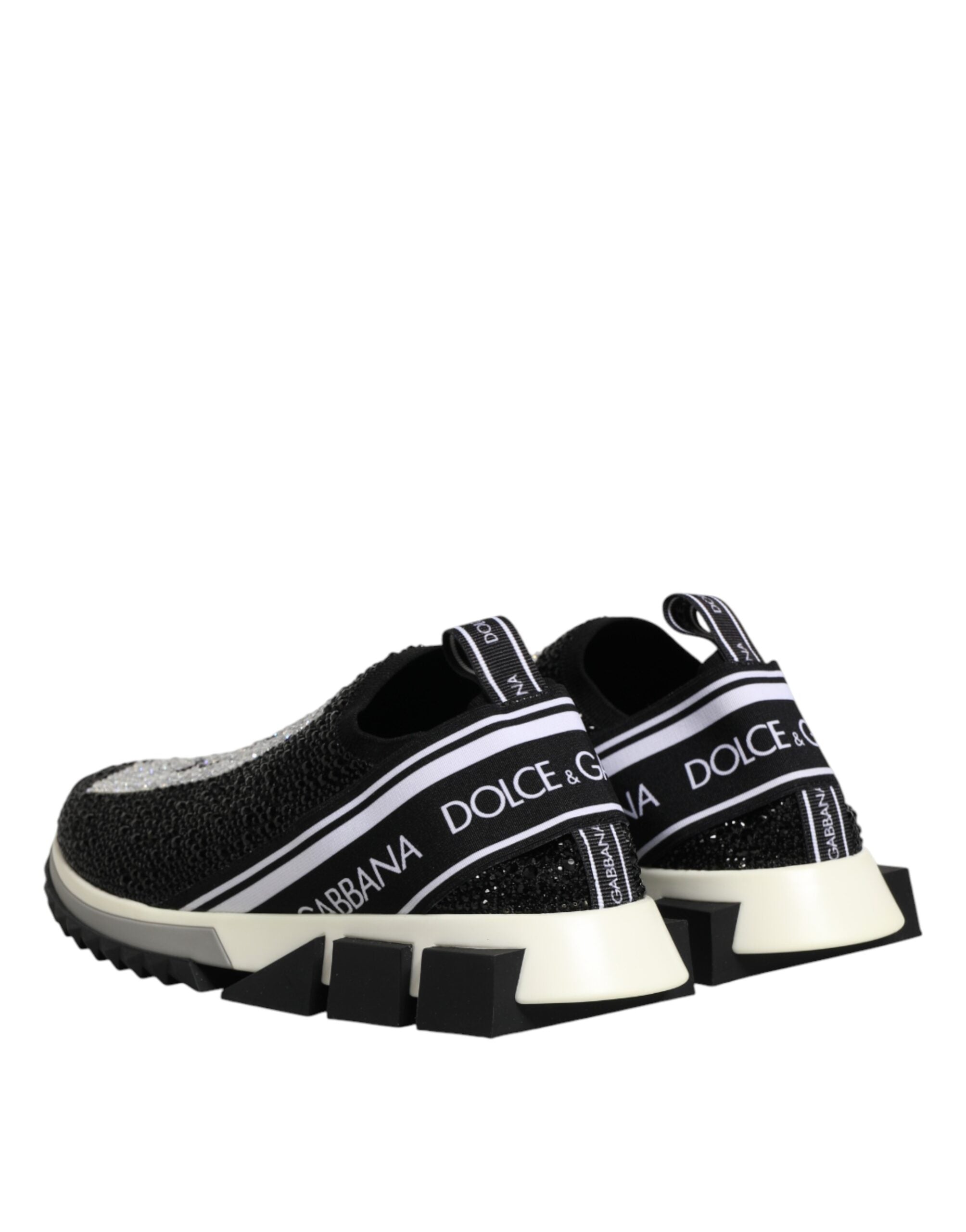 Black Strass Slip On Men Sorrento Sneakers Shoes