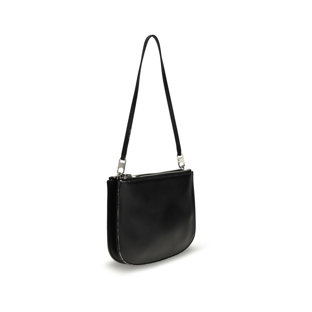 Black Calf Leather Bos Taurus Shoulder Bag