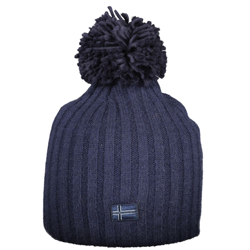 Blu Acrylic Women Cap