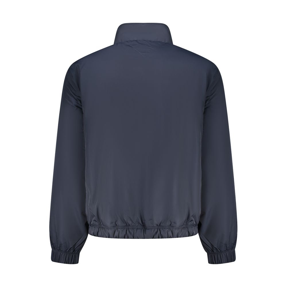 Blue Polyester Men's Jacket - ventzia