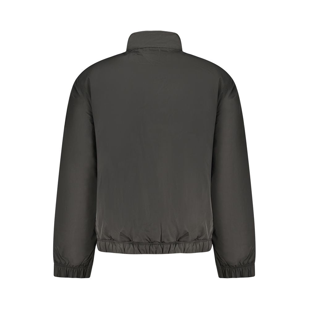 Black Polyester Men's Jacket - ventzia