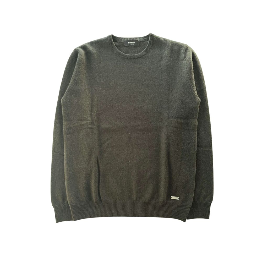 Green Cashmere Men Sweater