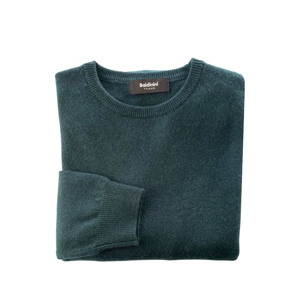 Green Cashmere Men Sweater