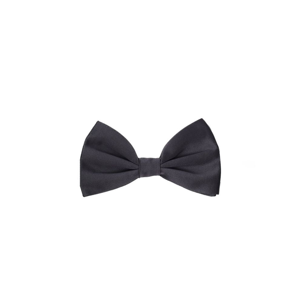 Gray Silk Bowtie - ventzia