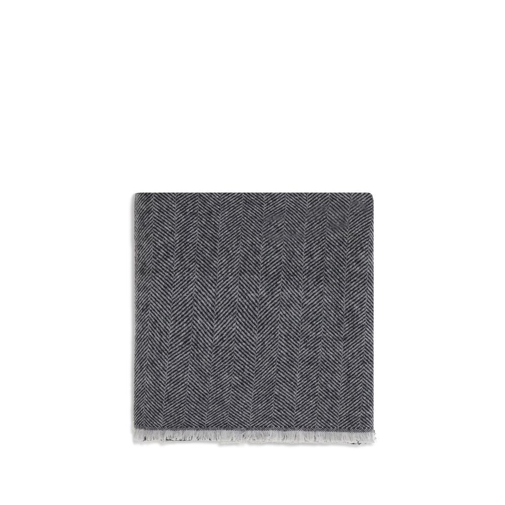 Gray Cashmere Scarf - ventzia