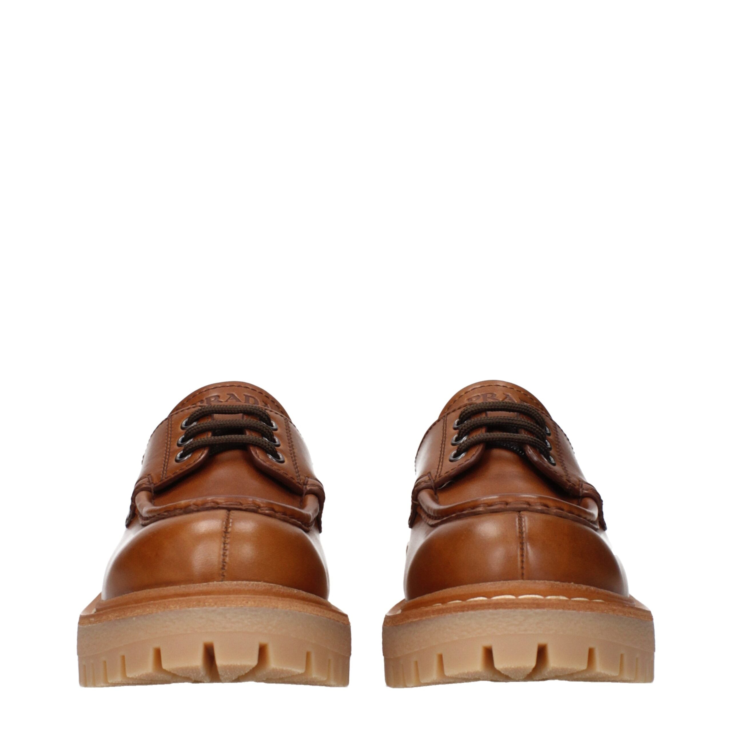 Brown Leather Oxfords And Derbies