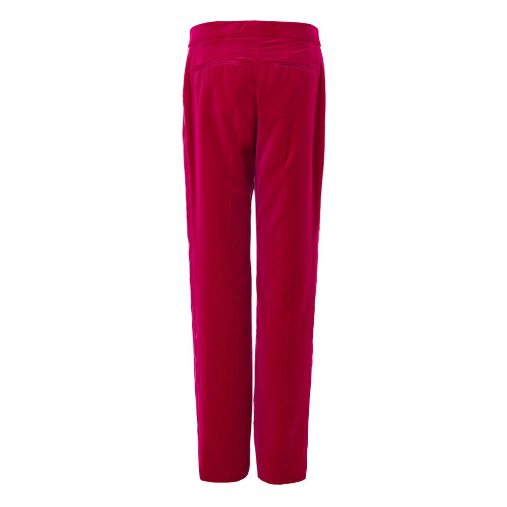 Fuchsia Cotton Dress Pants