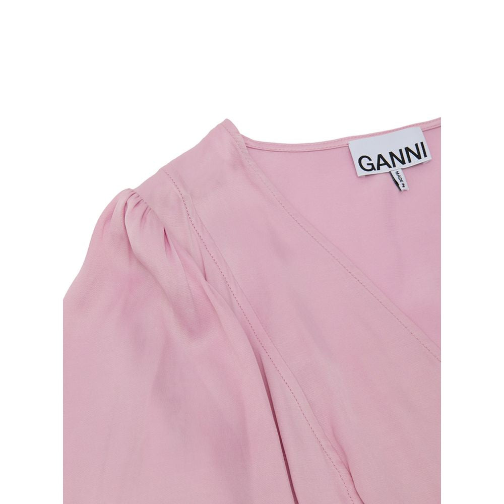 Pink Satin Tank Tops - ventzia
