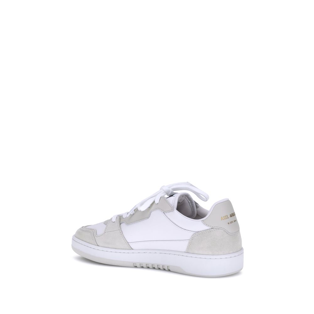 White Recycled Polyester Low Top Sneakers