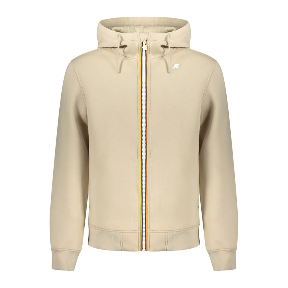 Beige Polyester Sweatshirt