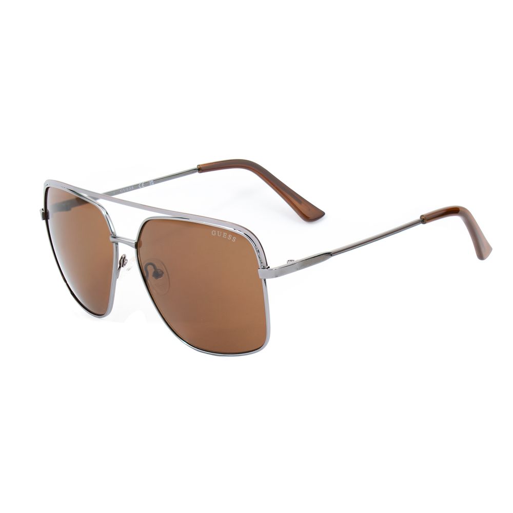 Gray Metal Sunglasses
