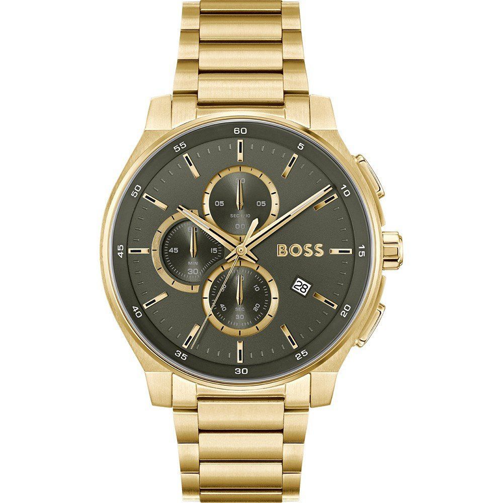 Gold Stainless Steel Dress Watch - ventzia
