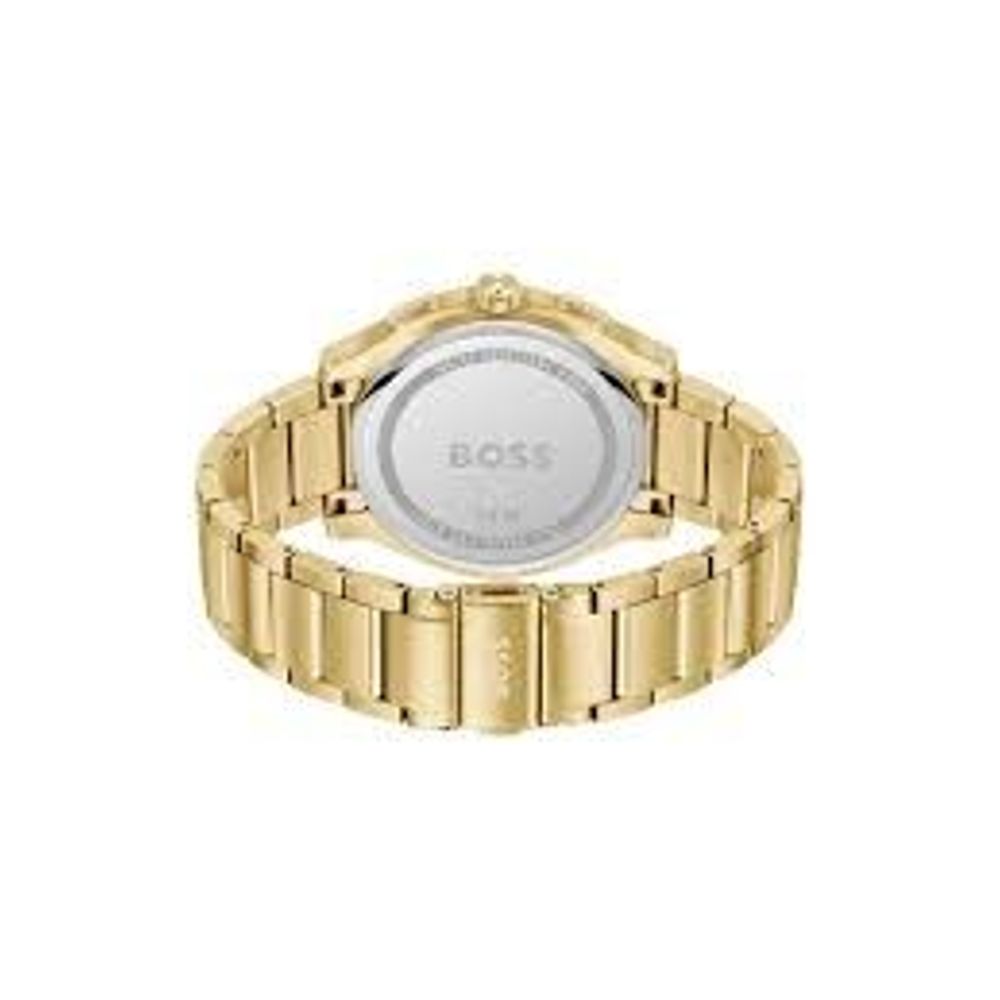 Gold Stainless Steel Dress Watch - ventzia