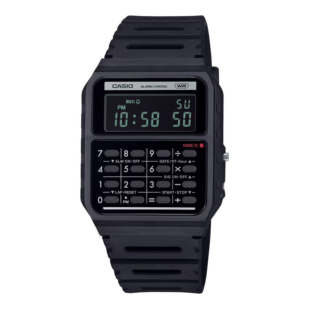 Black Resin Digital Watch - ventzia