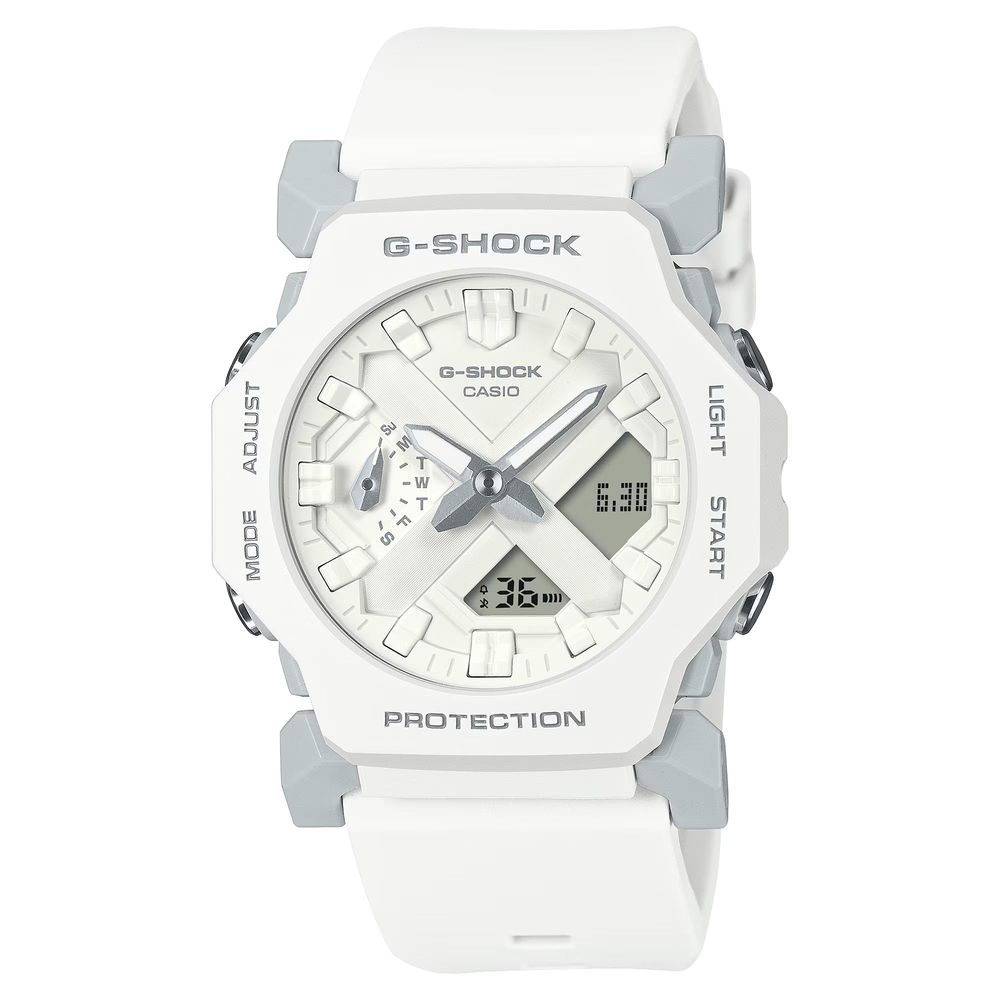 White Resin Sport Watch - ventzia