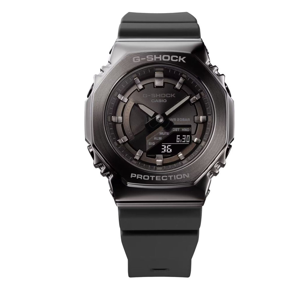 Black Resin Sport Watch - ventzia