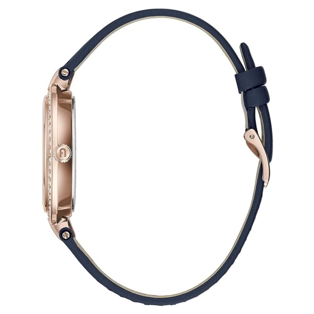 Blue Leather Dress Watch - ventzia