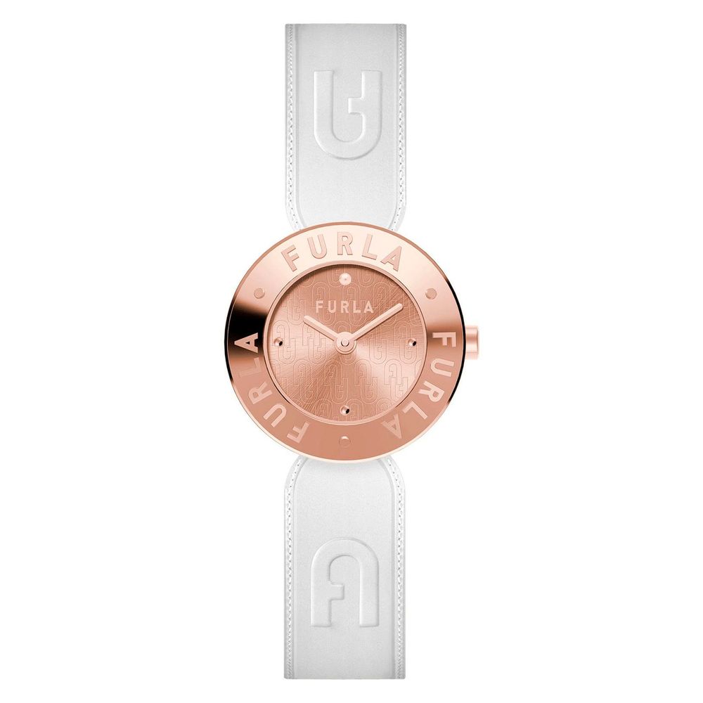 White Leather Dress Watch - ventzia