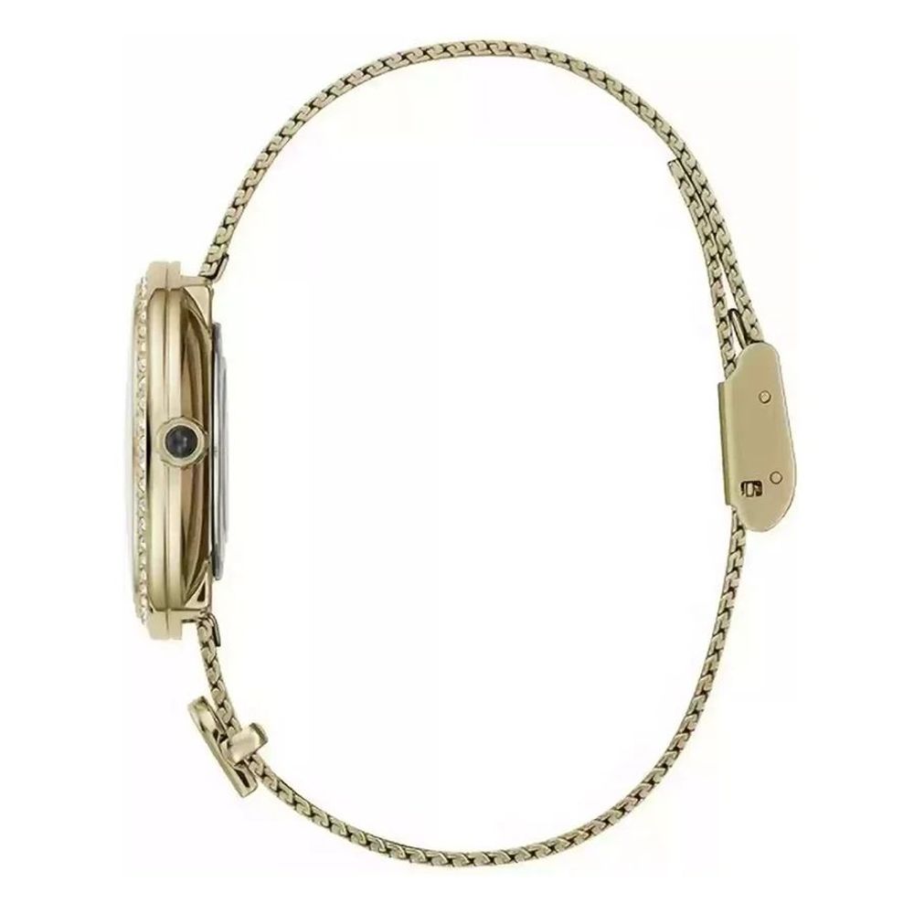 Gold Stainless Steel Dress Watch - ventzia