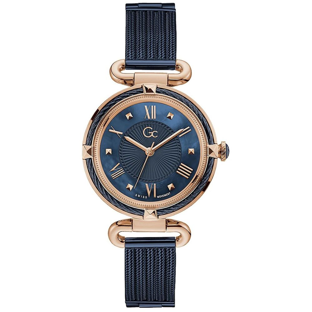Blue Stainless Steel Dress Watch - ventzia