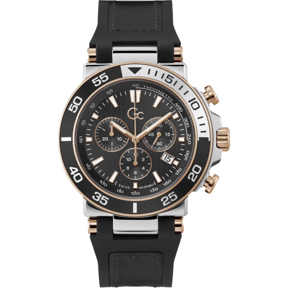 Black Synthetic Sport Watch - ventzia