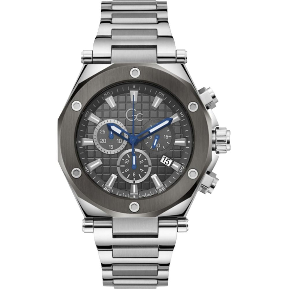 Gray Stainless Steel Sport Watch - ventzia