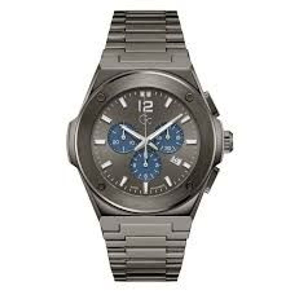 Gray Stainless Steel Dress Watch - ventzia