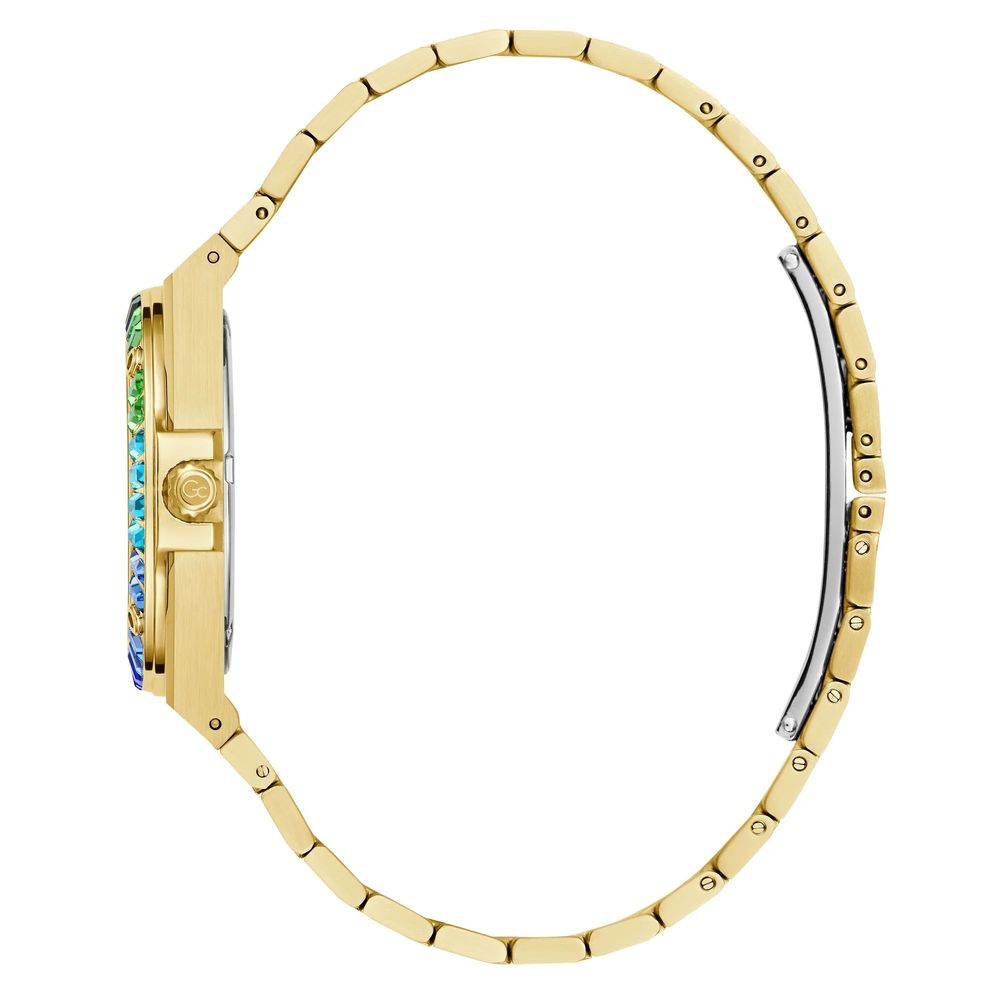 Gold Stainless Steel Dress Watch - ventzia