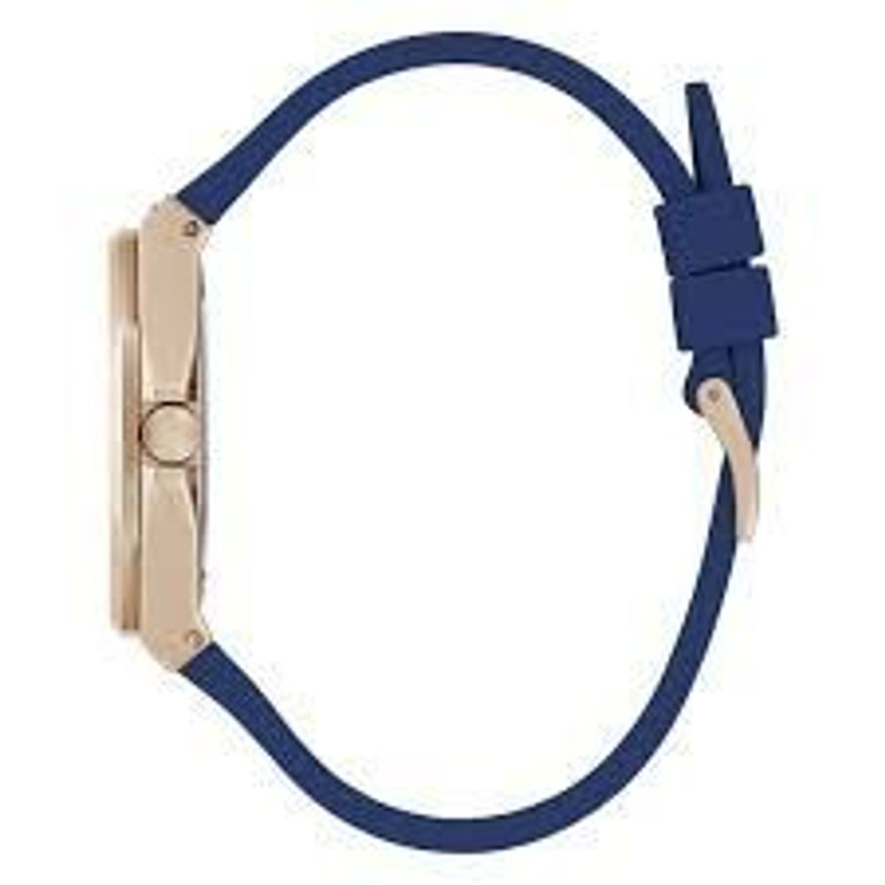 Blue Synthetic Bracelet Watch - ventzia